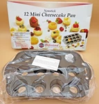 Norpro 12 Mini Cheesecake Pan Nonstick Removable Bottom Baking #3919. Fixed Price $34.99.