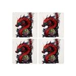 Cafepress Wonderful Chinese Dragon Tile Coaster (1178375936). Fixed Price $24.99.