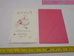 QTY=6; Slice Of Cake Stand Daughter Birthday Card 6800227 Kathy Davis. Fixed Price $20.34.