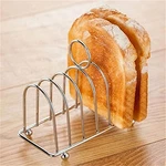 Bread Toast Holder Stainless Steel Rack: Stand Loaf Slices Kitchen. Fixed Price $10.99.