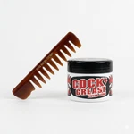 Cook Grease Xxx Extra Hard Pomade 210G Pineapple Scent + Brown Mesh Comb Set. Fixed Price $49.99.
