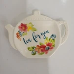 Pioneer Woman Teabag Holder For You Wildflower Whimsy Teapot Sm Spoon Rest. Fixed Price $7.00.