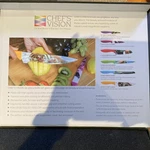 Chef's Vision Wildlife Series Kitchen Knife Set 6 Pieces Tiger Peacock Toucan. Fixed Price $26.99.