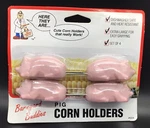 Vintage New 1998 Barnyard Buddies Pig Corn Cob Holders - 4 Pieces Nip Cute!. Fixed Price $5.99.