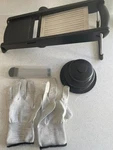Cuisinart Mandoline Slicer Stainless Steel Blade Guard Adjustable Kitchen Cook. Fixed Price $19.00.