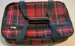 Bee & Willow Casserole Carrier Insulated Tote Red Plaid Fits Up 4 Quarts. Fixed Price $14.99.