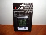 Taylor Dual Event Large Display Digital Kitchen Timer With Magnetic Back & Clip. Fixed Price $19.95.