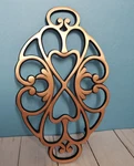 The Pampered Chef Copper Trivet "round Up From Heart" 2009 Missing 1 Rubber. Fixed Price $9.09.