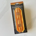 Mr Bar-b-q Corn On The Cob Serving Set Four Boats Eight Skewers Plastic Yellow. Fixed Price $7.19.