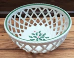Lenox Christmas Holiday Holly Open Weave Bread Basket 10.5 Perfect. Fixed Price $46.99.