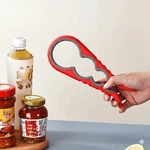 4 In 1 Quick Jar Rubber Opener Lid Bottle Cap Grip Twister Remover Kitchen Tool. Fixed Price $5.38.