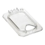 Carlisle 64845 1/9 Size Clear Stor Plus Ez Access Hinged Notched. Fixed Price $23.49.