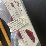 Anti Spill Silicone Pan Pour Red G-spout New In Package Of. Fixed Price $11.20.