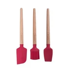 Farberware Mini Wood Baking Set, Includes Basting Brush, Of 3 - Red. Fixed Price $27.22.