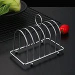 Toast Rack Bread Holder Stainless Steel Stand. Fixed Price $5.99.