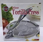 Norpro Cast Aluminum Deluxe Tortilla Press, 6 Inch Diameter. Fixed Price $23.86.