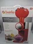 Big Boss Swirlio Frozen Fruit / Yogurt Dessert Maker 50 Recipes Included - Red. Fixed Price $49.99.
