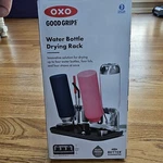 Oxo Good Grips Water Bottle Drying Rack For 4 Units Rust Proof New. Fixed Price $19.95.