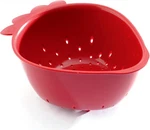 Norpro 1 Quart Mini Strawberry Colander, Red. Fixed Price $12.88.