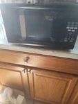 Sunbeam Countertop Microwave Black Digital Display Defrost Clock Timer. Fixed Price $36.23.
