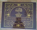 Aberdeen Oak Cocktail Smoker 10 Piece Set. Fixed Price $29.99.