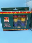 Fiesta Taco Holders Set Mexican Wave Rack Kitchen Tool Colorful 3 Pc. Fixed Price $7.49.