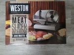Weston Supply 83-0750-W 7-1/2" Meat Slicer With Shield Guard Tested. Fixed Price $75.00.