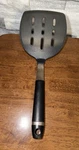 Oneida Nylon Slotted Turner Spatula Black Stainless Steel Handle Heat Resistant. Fixed Price $11.00.