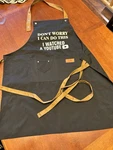 Chef Apron Funny Slogan Cooking Baking Grill Bbq Handmade Artisan Cool Gift New. Fixed Price $38.99.