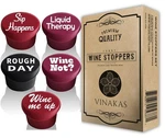 Funny Silicone Wine Stopper Set Must-have Accessories & Perfect. Fixed Price $20.82.
