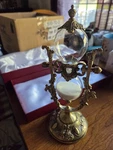 Vintage White Sand HOURGLASS/15 Min. Timer For Home Office Wedding Decor New. Fixed Price $18.00.