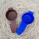 Vintage Tupperware Mini Sifter/strainer #879 - Set Of 2 Blue And Brown. Fixed Price $10.00.