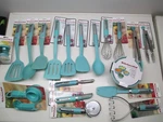Kitchenaid Utensils Gadgets In Aqua Sky (haqa) Each Sold Separately. Fixed Price $15.00.