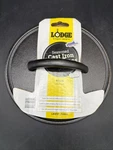 Lodge Seasoned Cast Iron 8" Round Grill Press, Black. Fixed Price $23.99.