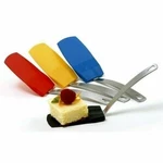 Norpro 18/10 Stainless Steel Heat-resistant Flexible Nylon Head Mini Spatulas. Fixed Price $12.99.