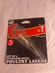 Vintage Collectible Set Of 6 Hoan Poultry Lacers Unopened, Sealed Never. Fixed Price $5.00.