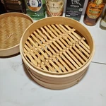 Infuse Escence Of Asia Two Tier 10.25" Bamboo Steamer Basket *new* Dumpling. Fixed Price $19.99.