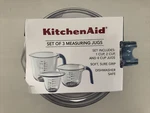 New Kitchenaid Blue Velvet Measuring Cups Jugs (1, 2, 4 Cup) - 3 Piece Hbla. Fixed Price $71.20.