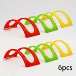 6 Pcs Taco Holder Mexican Food Moon Shape Hard Rack Stand Kitchen Cooking Tool. Fixed Price $10.00.