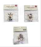 New Set Of 3 Jo-ann Stores Maker's Holiday Led Light Up Gel Clings Window Decor. Fixed Price $10.95.