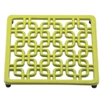 Old Dutch Square Deco Trivet, Oasis Green. Fixed Price $15.00.
