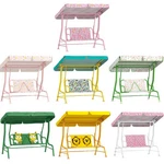 Qaba Kids Patio Swing, 2-SEATER Outdoor Porch Chair. Fixed Price $64.99.
