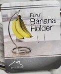 Euro Banana Holder. Spectrum. Silver Tone. Stainless Steel. Heavy Duty. Sturdy.. Fixed Price $18.00.
