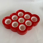 Zoku Ice Maker Silicone Mold Tray Red White 8 Slot Popsicle. Fixed Price $12.99.