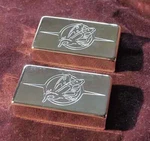 Flying Finger Pickup Covers Super 80'S Chrome Set Of 2 Japan Made Jvguitars. Fixed Price $185.00.