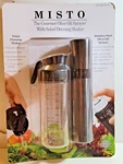 Misto Gourmet Olive Oil Sprayer With Salad Dressing Shaker-silver New Sealed. Fixed Price $24.95.