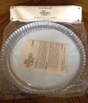 Vintage The Pampered Chef Flan Set 2- 10" Tinned Steel 1994 Nip 4425. Fixed Price $16.99.
