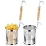2 Pcs 4.6X5.78 Inch Stainless Steel Pasta Strainer Basket Spider Mesh Noodle. Fixed Price $38.48.