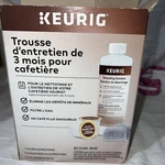 Keurig Brewer Care Kit With Descaling Solution And Water Filter Cartridges.... Fixed Price $19.96.