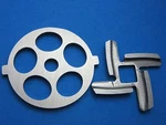 Meat Grinder Disc For Fga Kitchenaid Mixer Food Chopper 5/8" Holes And Knife. Fixed Price $18.75.